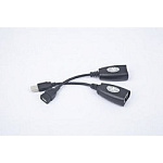 1209739 Gembird UAE-30M USB 2.0 кабель удлинительный AM/AF/RJ45Fx2 по витой паре