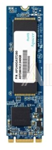 SSD APACER AST280 240Gb SATA M.2 2280, R520/W495 Mb/s, 3D TLC, MTBF 1,5M, 140TBW, Retail, 3 years (AP240GAST280-1)