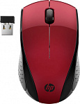 1205963 Мышь HP Wireless 220 красный/черный оптическая (1200dpi) беспроводная USB для ноутбука (2but)