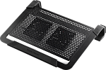 1000234582 Подставка для ноутбука Cooler Master NotePal U2 Plus Black (17", All+Rubber, 2x(80x80x10), 10pcs/box)