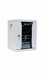 Шкаф коммутационный ЦМО (ШРН-8.255-10) настенный 8U 320x305мм пер.дв.стекл серый 255мм 8.1кг 180град. 420мм