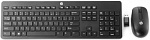 391583 Клавиатура + мышь HP Business N3R88AA клав:черный мышь:черный USB беспроводная slim