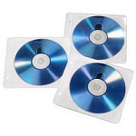 825915 Конверт Hama на 2CD/DVD H-84101 белый (упак.:50шт)
