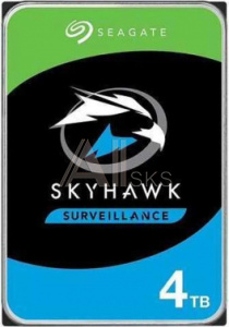 1714407 Жесткий диск Seagate SATA-III 4Tb ST4000VX013 Surveillance Skyhawk (5400rpm) 256Mb 3.5"
