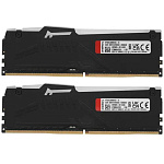 11035819 Модуль памяти Kingston 16GB DDR5 5200 DIMM FURY Beast Black RGB kit 2*8,Non-ECC, CL40, 1.25V, 288-pin RTL