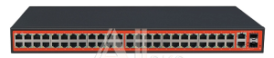 WI-PS150GF Wi-Tek Неуправляемый коммутатор 48 PoE портов 100Base-TX + 2 Combo 1000Base-T/SFPPoE IEEE 802.3at/af до 30Вт на портвнутренний блок питания 700Вт