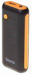436848 Мобильный аккумулятор Buro RC-5000BO Li-Ion 5000mAh 1A черный/оранжевый 1xUSB