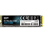 1752003 SSD SILICON POWER 512Gb A60 SP512GBP34A60M28, M.2 2280, PCI-E x4, NVMe