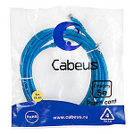 11052006 Cabeus PC-UTP-RJ45-Cat.5e-5m-BL-LSZH Патч-корд U/UTP, категория 5е, 2xRJ45/8p8c, неэкранированный, синий, LSZH, 5м
