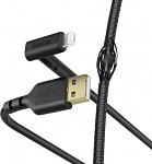 1398729 Кабель Hama 00187212 USB (m)-Lightning (m) 1.5м черный