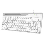 1931980 Клавиатура A4Tech Fstyler FK25 белый/серый USB slim [1530217]