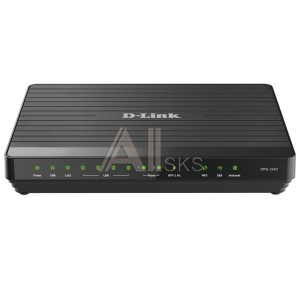 1740644 D-Link DPN-124G/2S1U/A1A Беспроводной абонентский голосовой шлюз GPON ONT с 1 GPON-портом, 4 портами 10/100/1000Base-T, 2 FXS-портами и 1 USB-портом