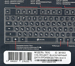 Клавиатура Оклик 760G GENESIS черный USB for gamer LED