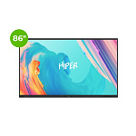 1953024 Hiper Touch EDU Интерактивная панель 86" {LED 4К 60Hz 400cd 1200:1 178/178 2x15W} [IFP8602-HE]