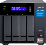1000507634 Сетевое хранилище без дисков/ SMB QNAP TVS-472XT-PT-4G 4-Bay NAS, Intel Pentium Gold G5400T 2-core 3.1 GHz processor, 4GB DDR4 RAM (max 32GB RAM), 4x