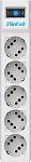1503446 Сетевой фильтр Pilot SG 5м (5 розеток) белый (коробка)