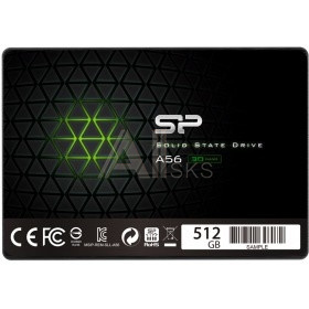 1704111 SSD SILICON POWER 512Gb A56 SP512GBSS3A56A25 {SATA3.0, 7mm}