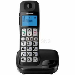 412839 Р/Телефон Dect Panasonic KX-TGE110RUB черный АОН