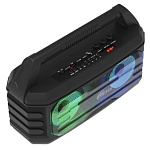1803703 RITMIX SP-610B black {AUX, USB, microSD (MP3, WAV, WMA, APE), RGB-подсветка, эквалайзер, дисплей: LED, возможность, микрофонный вход Jack 6,3 мм, 2000