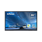 Интерактивный дисплей 86" [INF8610] INFOCUS JTOUCH D116 3840 x 2160 60 Hz, инфракрасный тачскрин 20 касаний, яркость 400 cd/m2, динамическая контрастн