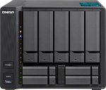 1000472141 Сетевое хранилище без дисков SMB QNAP TVS-951X 9-Bay NAS, Intel Celeron 3865U dual-core 1.8 GHz , 8GB DDR4 (2 x 4GB) SODIMM RAM (2 slots, max 32GB),