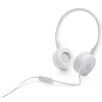 2AP95AA#ABB HP Stereo 3.5mm Headset H2800 (White w. Pike Silver) cons
