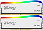 Память DDR4 2x8GB 3600MHz Kingston KF436C17BWAK2/16 Fury Beast RGB RTL Gaming PC4-28800 CL17 DIMM 288-pin 1.35В single rank с радиатором Ret
