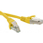 11021559 Hyperline PC-LPM-SFTP-RJ45-RJ45-C6-3M-LSZH-YL Патч-корд SF/UTP, экранированный, Cat.6, LSZH, 3 м, желтый
