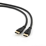1300956 Кабель DisplayPort Gembird/Cablexpert , 1м, 20M/20M, черный, экран, пакет(CC-DP-1M)