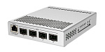 1253763 Сетевой коммутатор MIKROTIK 1x10Base-T / 100Base-TX / 1000Base-T 4xSFP+ PoE порты 1 CRS305-1G-4S+IN