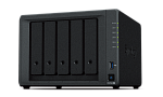 DS1522+ Synology DC 2,6GhzCPU/8Gb(32)/RAID0,1,10,5,6/upto 5HP HDD SATA(3.5', 2.5')upto15 (2xDX517)/2xUSB3.2/2eSATA/4xGbE/iSCSI/2xIPcam(upto40)/1xPS/1YW repl D