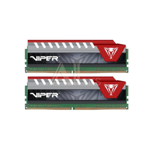 1211209 Модуль памяти PATRIOT Viper Elite Gaming DDR4 Общий объём памяти 16Гб Module capacity 8Гб Количество 2 2400 МГц 1.2 В красный PVE416G240C5KRD