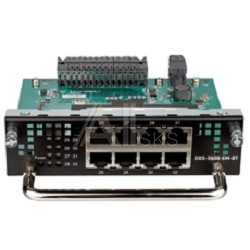 1373611 D-Link DXS-3600-EM-8T/A1A PROJ Модуль расширения с 8 портами 10/100/1000Base-T