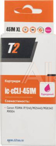 855654 Картридж струйный T2 IC-CCLI-451M XL CLI-451M XL пурпурный для Canon iP7240/MG5440/MG6340