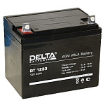 1457428 Delta DT 1233 (33 А\ч, 12В) свинцово- кислотный аккумулятор