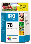 16885 Картридж струйный HP 78 C6578D многоцветный для HP DJ 9xxC/DJ3820/6122/6127/PS1xxx