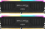 1289647 Модуль памяти CRUCIAL Ballistix MAX RGB Gaming DDR4 Общий объём памяти 16Гб Module capacity 8Гб Количество 2 4000 МГц Множитель частоты шины 18 1.35 В