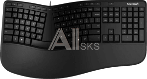 LXN-00011 Microsoft Ergonomic Kili Keyboard, Black [For Business]