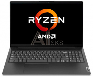 1476706 Ноутбук Lenovo V15-ALC Ryzen 3 5300U 8Gb SSD256Gb AMD Radeon 15.6" TN FHD (1920x1080) Free DOS black WiFi BT Cam