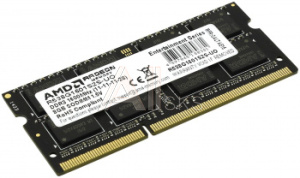 1777085 Память DDR3 8Gb 1600MHz AMD R538G1601S2S-U RTL PC3-12800 CL11 SO-DIMM 204-pin 1.5В dual rank Ret
