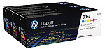 CF370AM Cartridge HP 305A для CLJ M451, тройная упаковка (CE411A+CE412A+CE413A)