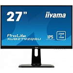 1448804 LCD IIYAMA 27" XUB2792QSU-B1 черный {IPS LED 2560x1440 75Hz 5ms 10bit(8bit+FRC) 16:9 350cd 1000:1 178/178 D-Sub DVI HDMI1.4 DisplayPort1.2 USB3.0 Audi