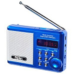 1277500 Perfeo мини-аудио Sound Ranger, FM MP3 USB microSD In/Out ридер, BL-5C 1000mAh, синий (PF-SV922BLU) [PF_3183]