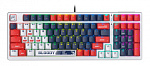 1891213 Клавиатура A4Tech Bloody S98 механическая синий/белый USB for gamer LED (SPORTS NAVY)