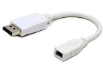 1418711 Cablexpert Переходник miniDisplayPort - DisplayPort, 20F/20M, длина 16см, белый (A-mDPF-DPM-001-W)