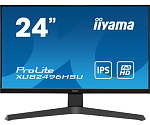 23,8" Iiyama ProLite XUB2496HSU-B1 1920x1080@75Гц IPS LED 16:9 1ms HDMI DP 2*USB2.0 80M:1 1000:1 178/178 250cd HAS Pivot Tilt Swivel Speakers Black