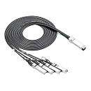 Кабель Fibertrade FT-QSFP+/4SFP+-CabP-AWG30-1M DAC copper cable (40G, QSFP+ to 4x10G SFP+, AWG30, 1м)