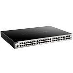 1750558 Коммутатор D-Link SMB D-Link DGS-1250-52XMP/A1A Настраиваемый L2 с 48 портами 10/100/1000Base-T и 4 портами 10GBase-X SFP+ (48 портов PoE 802.3af/at, PoE-бюджет