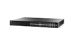 111226 Коммутатор CISCO [SF350-24P-K9-EU] SB SF350-24P 24-port 10/100 POE Managed Switch