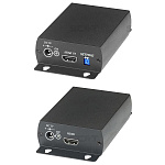 7891154 SC&T HE01C Комплект (передатчик HE01CT + приёмник HE01CR) для передачи сигналов HDMI по коаксиальному кабелю